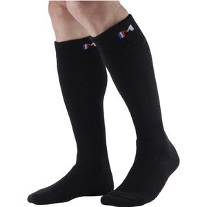 Monnet - Skisokken - Grandes Jorasses Socks Black voor Unisex van Wol - Maat 43-44 - Zwart