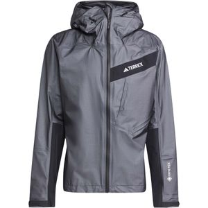 Adidas - Wandel- en bergsportkleding - Techrock Gore Active Jacket Carbon voor Heren - Maat M - Grijs