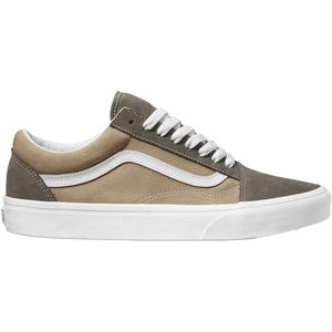 Vans - Sneakers - Ua Old Skool Canvas/Suede Block Brown voor Heren - Maat 10 US - Bruin