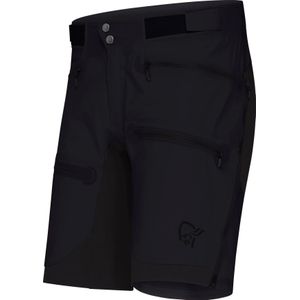 Norrona - Wandel- en bergsportkleding - Falketind Flex1 Tech Shorts M'S Caviar Black voor Heren van Softshell - Maat L - Zwart
