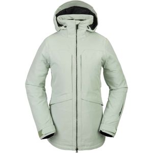 Volcom - Dames ski jassen - Shelter 3D Stretch Jacket Sage Frost voor Dames - Maat M - Groen