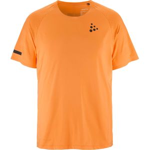 Craft - Trail / Running kleding - PRO Hypervent M Tee 2 Sour voor Heren van Gerecycled Polyester - Maat L - Oranje