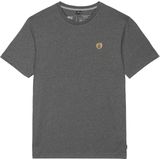 Picture Organic Clothing - T-shirts - Lil Cork Tee Dark Grey Melange voor Heren - Maat XL - Grijs