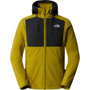 The North Face - Fleeces - M Homesafe Full Zip Fleece Hoodie Sulphur Moss/TNF Black voor Heren - Maat S - Geel