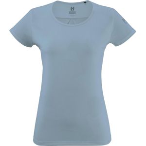 Millet - Dames wandel- en bergkleding - Hiking Jacquard Tee-Shirt SS W Iceberg voor Dames van Gerecycled Polyester - Maat XS - Blauw
