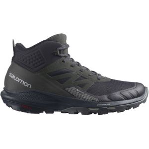 Salomon - Heren wandelschoenen - Outpulse Mid Gtx Black/Ebony voor Heren - Maat 10 UK - Zwart