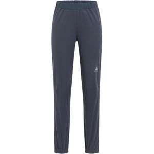 Odlo - Langlaufkleding - Pants Regular Length Brensholmen India Ink voor Dames van Softshell - Maat XS - Grijs