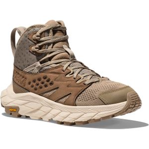 Hoka - Dames wandelschoenen - Anacapa Breeze Mid W Dune/Eggnog voor Dames van Gerecycled Polyester - Maat 7,5 US - Grijs