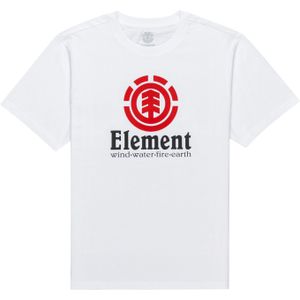 Element - T-shirts - Vertical Tee Optic White voor Heren - Maat L - Wit