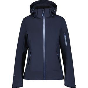 Icepeak - Dames wandel- en bergkleding - Bathgate Jacket Blue voor Dames van Softshell - Maat 38 FI - Marine blauw