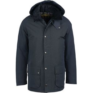 Barbour - Jassen - Winter Ashby Jacket Navy voor Heren - Maat L - Marine blauw