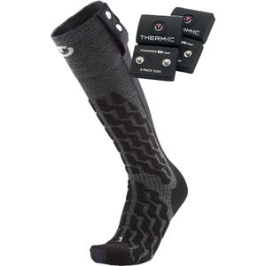 Thermic - Verwarmde sokken - Sock Set Fusion Uni + S-1400B voor Unisex - Maat 45-47 - Zwart