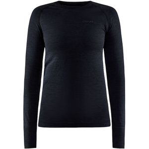 Craft - Dames thermokleding - Core Dry Active Comfort LS W Black voor Dames - Maat M - Zwart