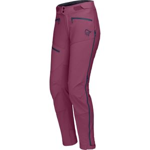 Norrona - Dames mountainbike kleding - FjÃ¸rÃ¥ Flex1 Pants W Violet Quartz voor Dames van Siliconen - Maat S - Paars