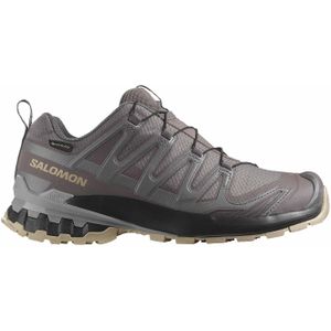 Salomon - Trailschoenen - XA Pro 3D V9 GTX W Plum Kitten / Black / Gull voor Dames - Maat 6,5 UK - Grijs