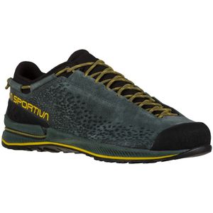 La Sportiva - Heren wandelschoenen - TX2 Evo Leather Charcoal/Moss voor Heren - Maat 44.5 - Grijs