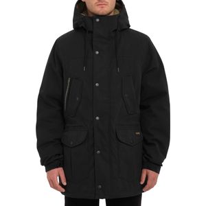 Volcom - Jassen - Starget 5K Parka Black voor Heren - Maat L - Zwart