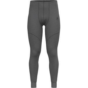 Odlo - Thermokleding - BL Bottom Long Active X-Warm Odlo Steel Grey Melange voor Heren van Gerecyclede materialen - Maat M - Grijs