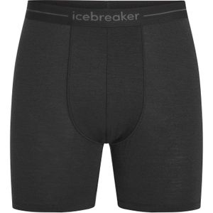 Icebreaker - Wandel- en bergsportkleding - M Merino Anatomica Long Boxers Black voor Heren - Maat S - Zwart