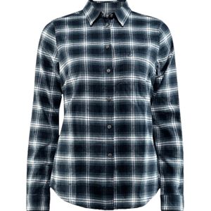 Fjall Raven - Merken - Ã–vik Flannel Shirt W Dark Navy voor Dames - Maat S - Blauw