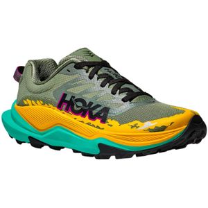 Hoka - Trailschoenen - Torrent 4 W Succulent / Electric Aqua voor Dames - Maat 8,5 US - Groen