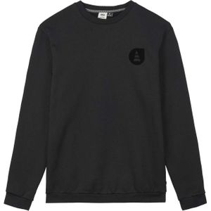 Picture Organic Clothing - Sweatshirts en fleeces - Basement Flock Crew Black voor Heren van Gerecycled Polyester - Maat XXL - Zwart