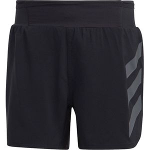 Adidas - Trail / Running kleding - Agravic Short 5"" Black voor Heren - Maat XL - Zwart