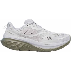 Saucony - Guide 18 - Hardloopschoenen - Wit/Kaki - PWRun Demping