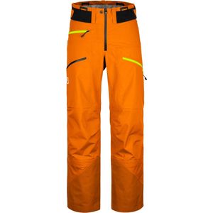 Ortovox - Skibroeken - 3L Deep Shell Pants M Sly Fox voor Heren van Wol - Maat L - Oranje