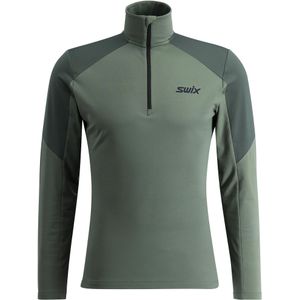 Swix - Thermokleding - Infinity Light Half Zip M Pine Forest voor Heren - Maat S - Groen