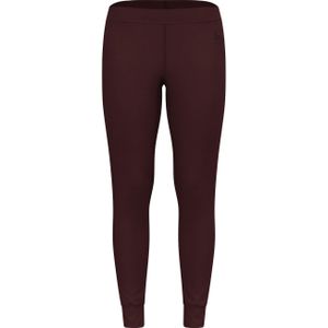 Odlo - Dames thermokleding - BL Bottom Long Merino 200 W Fudge voor Dames van Wol - Maat M - Bordeauxrood