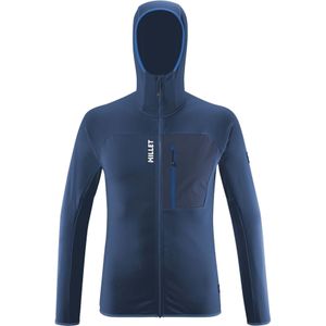 Millet - Fleeces - Trilogy Lightgrid Hoodie M Dark Denim voor Heren - Maat M - Marine blauw