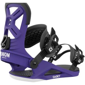 Union - Snowboard bindingen - Cadet Purple voor Unisex van Aluminium - Kindermaat M - Paars