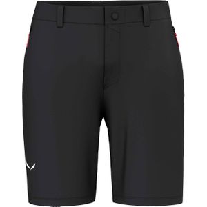 Salewa - Wandel- en bergsportkleding - Puez Talveno DST Shorts M Black Out voor Heren van Softshell - Maat XL - Zwart