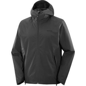 Salomon - Wandel- en bergsportkleding - Outscape 2L Jkt Sol M Deep Black voor Heren - Maat M - Zwart