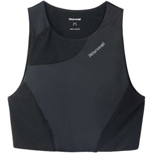 Nnormal - Trail Cropped Top W Black voor Dames van Gerecycled Polyester - Maat XS - Zwart