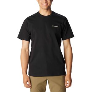 Columbia - T-shirts - Explorers Canyon Back SS Black Epicamp Graphic voor Heren van Katoen - Maat L - Zwart