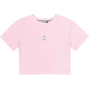 Picture Organic Clothing - Dames t-shirts - Hampy Tee Sweet Lilac voor Dames van Katoen - Maat L - Roze