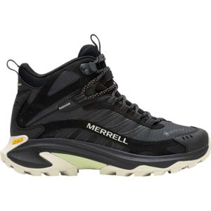 Merrell - Dames wandelschoenen - Moab Speed 2 Mid Gtx W Black voor Dames - Maat 39 - Zwart