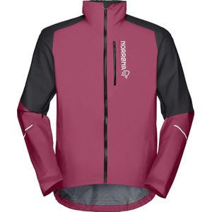 Norrona - Mountainbike kleding - Fjora Dri1 Jacket M'S Violet Quartz voor Heren - Maat L - Paars