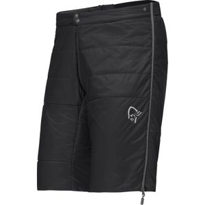 Norrona - Wandel- en bergsportkleding - Falketind Thermo40 Shorts M Caviar/Drizzle voor Heren - Maat XL - Zwart