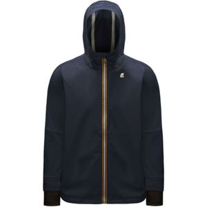 K-Way - Jassen - Jacko Bonded Blue Depht voor Heren van Nylon - Maat M - Marine blauw