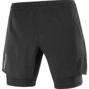 Salomon - Trail / Running kleding - Cross Tw Shorts M Black voor Heren - Maat M - Zwart