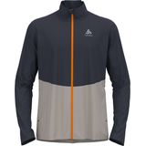Odlo - Langlaufkleding - Jacket Markenes Silver Cloud India Ink voor Heren van Softshell - Maat M - Grijs