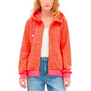 Ragwear - Dames sweatshirts en fleeces - Fllawia Print Coral voor Dames - Maat M - Oranje