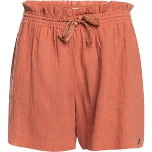 Roxy - Dames shorts - Sweet Souvenir Short Cedar Wood voor Dames van Katoen - Maat M - Oranje