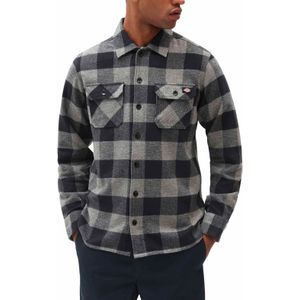 Dickies - Blouses - Sacramento Shirt Grey Melange voor Heren - Maat M - Grijs