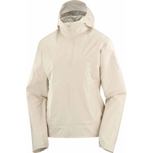 Salomon - Trail / Running dameskleding - Bonatti Wp Jacket W Rainy Day voor Dames - Maat M - Beige