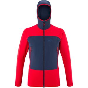 Millet - Wandel- en bergsportkleding - Fusion XCS Hoodie M Red Saphir voor Heren - Maat L - Rood
