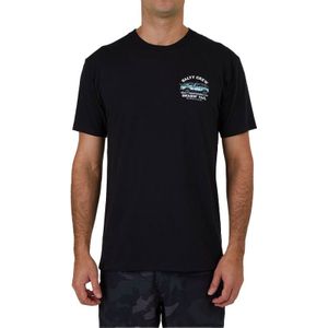 Salty Crew - T-shirts - Off Road Premium S/S Tee Black voor Heren van Katoen - Maat S - Zwart